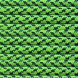 paracord planet 10 20 25 50 100 piedi e 250 1000 bobine di paracadute 550 cord tipo iii 7 strand paracord (neon green & black 1000)