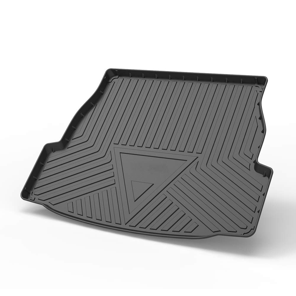 Cqlights Rav4 Cargo Liner for 2019 2020 2021 Toyota Rav4 Hybrid Trunk Liner Tray Heavy Duty Rubber Rear Cargo Area Mat Waterproof Protector Floor Mat Black