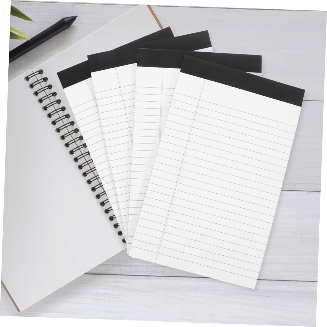 A5 Notizblock Abreißbar für Juristische Zwecke Liniert Tragbar Papier 8 Stück Schlichtes Design Notizblock A5 Abreißbar
