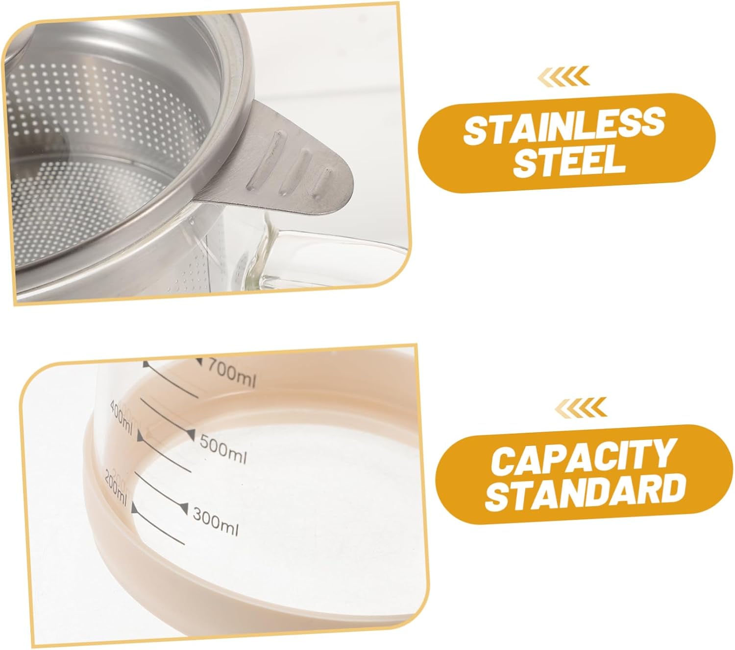 Filter Tea Pot Soybean Milk Container Mesh Strainer Bowl Juice Soybean Milk Strainer