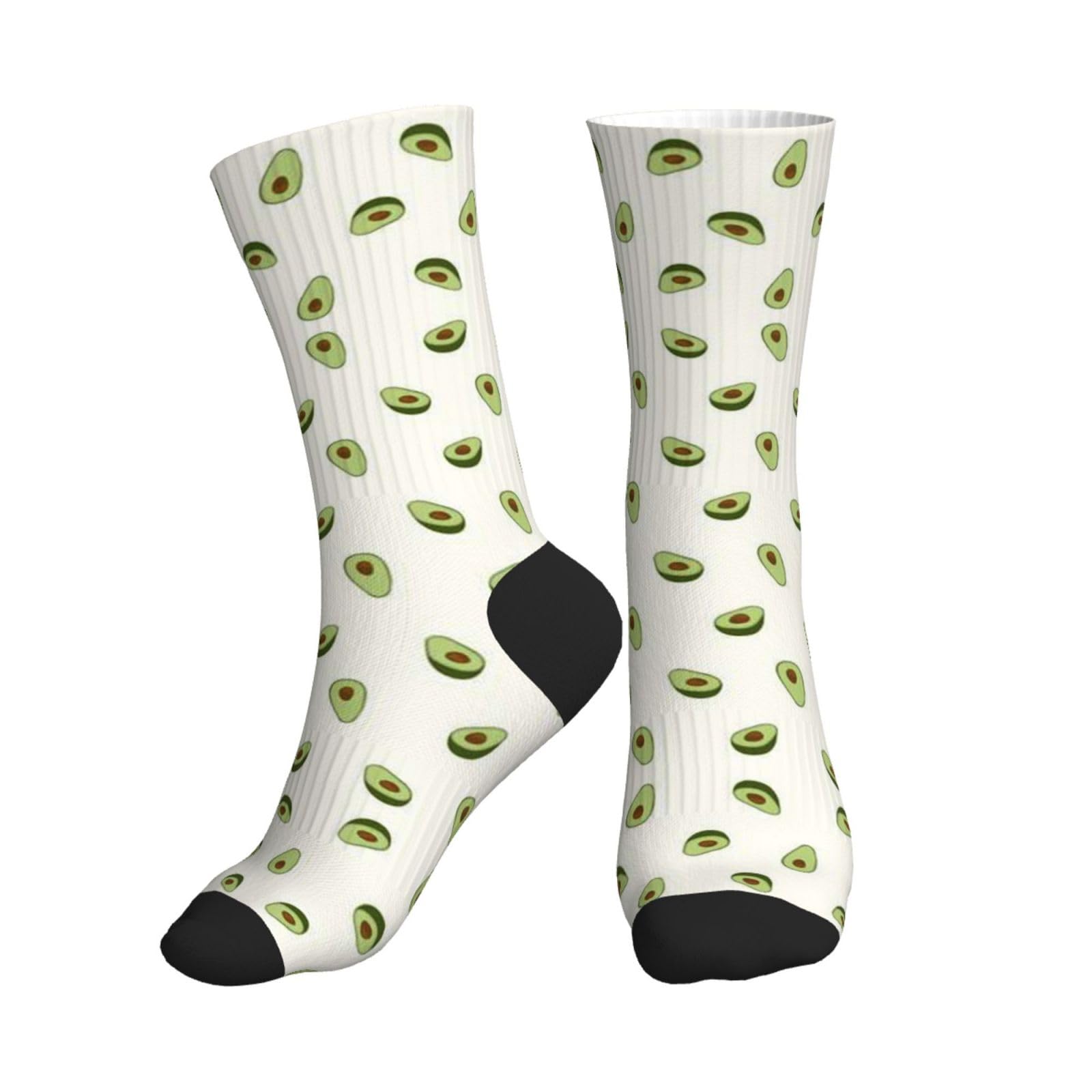 ALLiYa Avocado Compression Socks For Women Men Circulation Is For Athletic Running Cycling Daily Wear