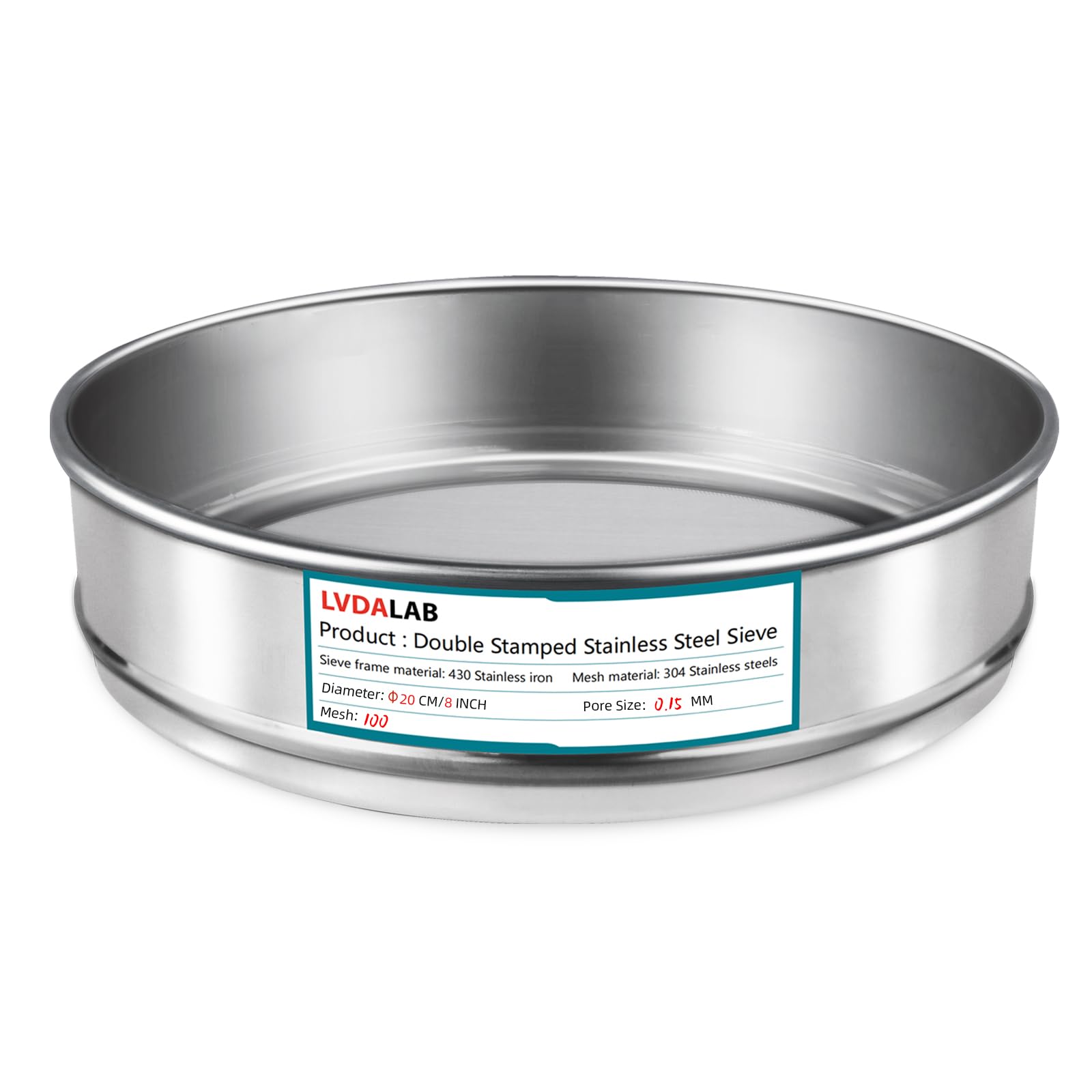 Stainless Steel Lab Sieve - 270 Mesh -31 Stainless Steel Lab Sieve - 270 Mesh -31