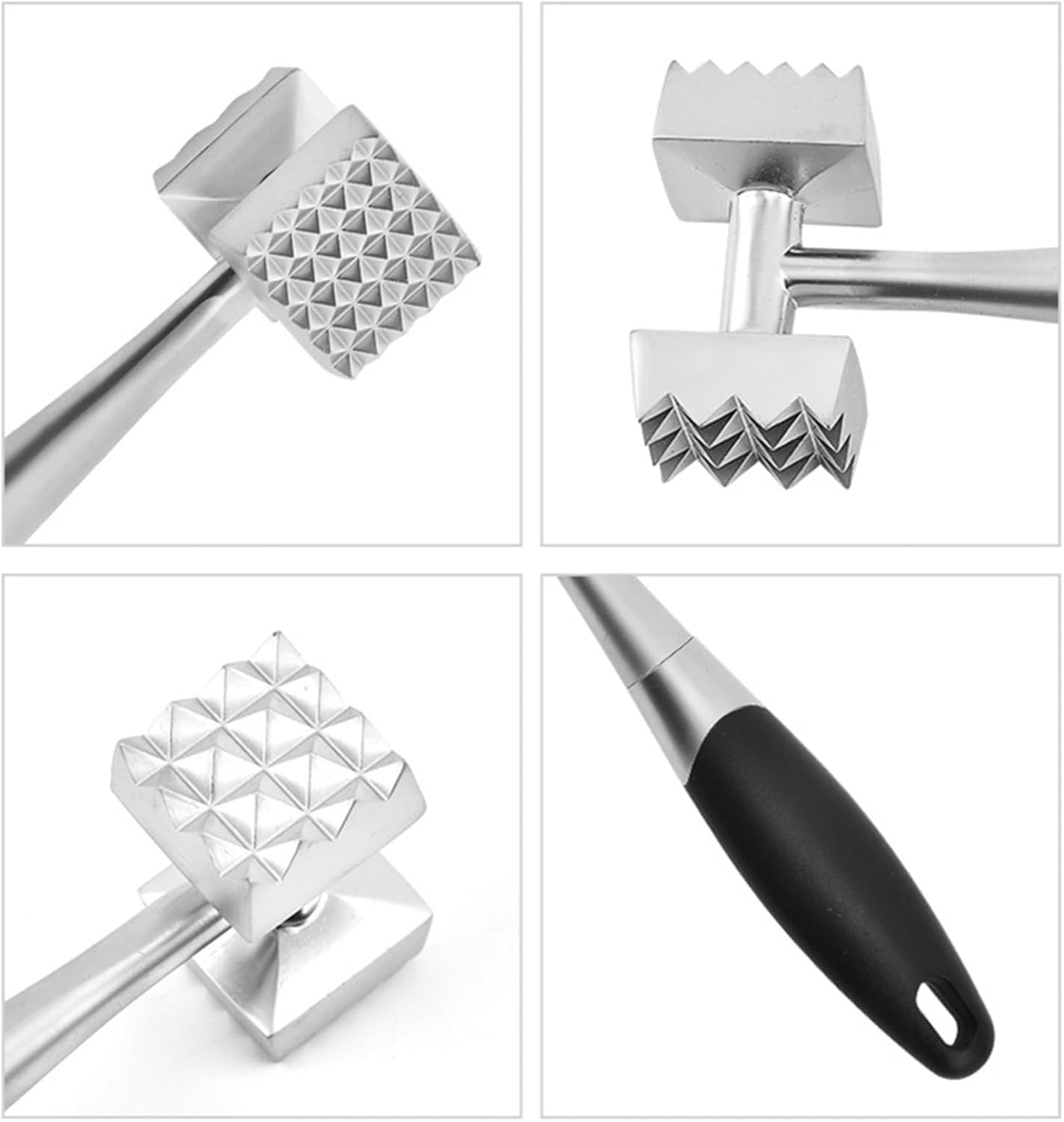 INLIMA Hammer Meat Tenderizer Hammers Meat Gadgets Meat Mallets Double-Sided Meat Hammers