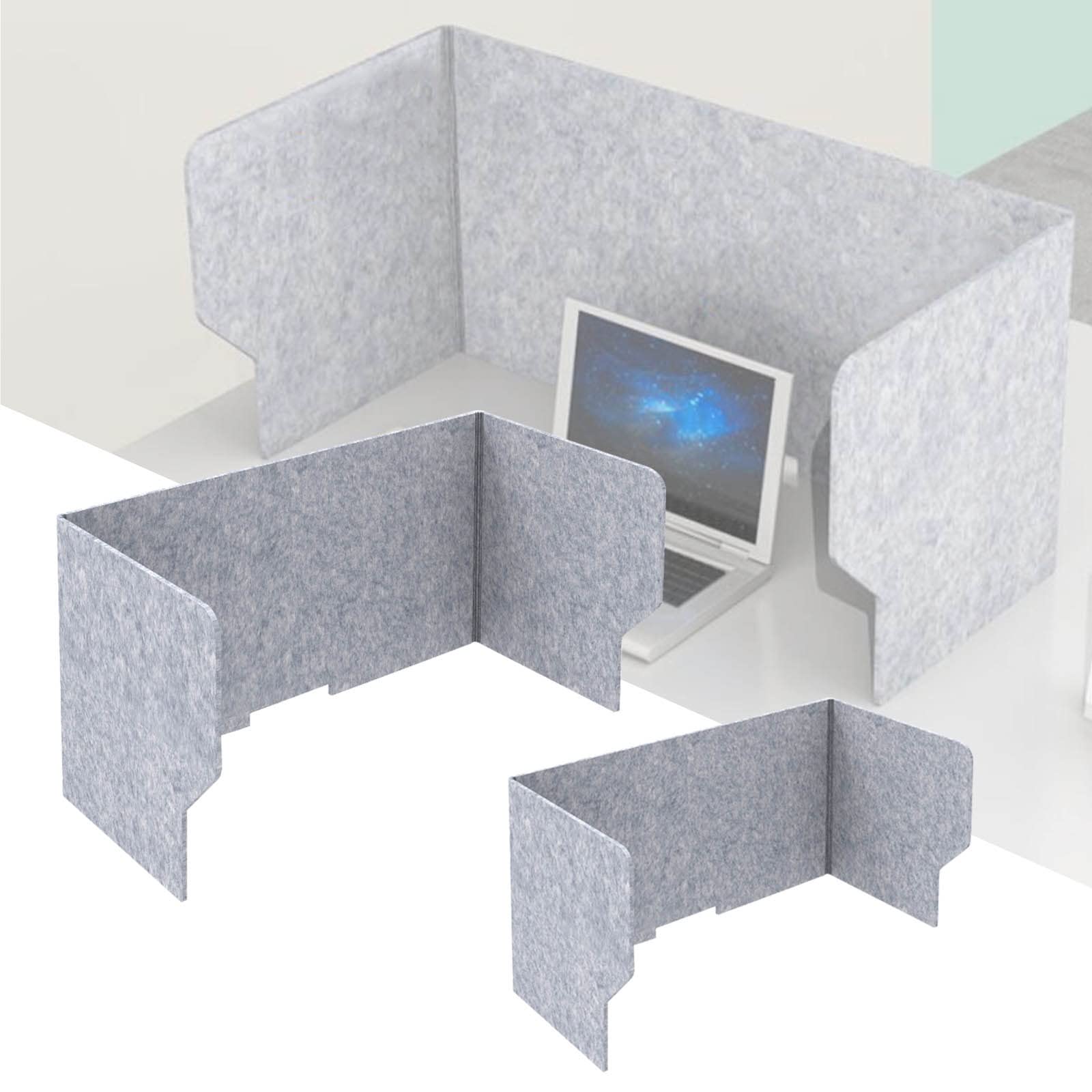 GJZQDKX Desk Privacy Panel Stand Up Desk Divider Folding Acoustic Partition for Home Office and Libraries Reduce Noise and Visual Distractions W24”/31”/39” x H20”