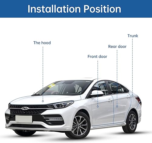 Miniatura 4 de Colisal Protectores de borde de puerta de automóvil de 16 pies (16.4ft), protector de entrada de puerta de automóvil en forma de U para la mayoría