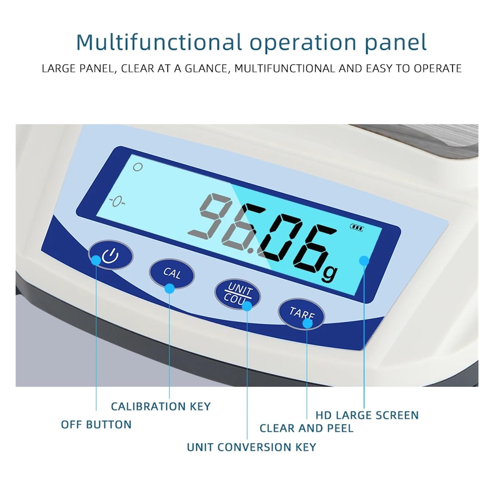 Balanza digital, Báscula eléctrica portátil de alta precisión, balanza eléctrica LCD Digital for alimentos, joyería dorada, herramientas de pesaje de té, 1000g/0,01g