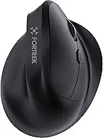 Mouse Vertical Sem Fio Ergonômico MERG15 Preto Fortrek