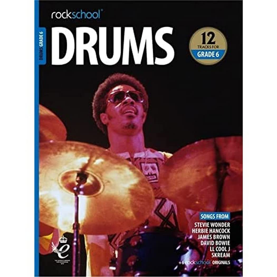 Rockschool Drums Grade 6 (2018) Paperback – 29 Aug. 2018