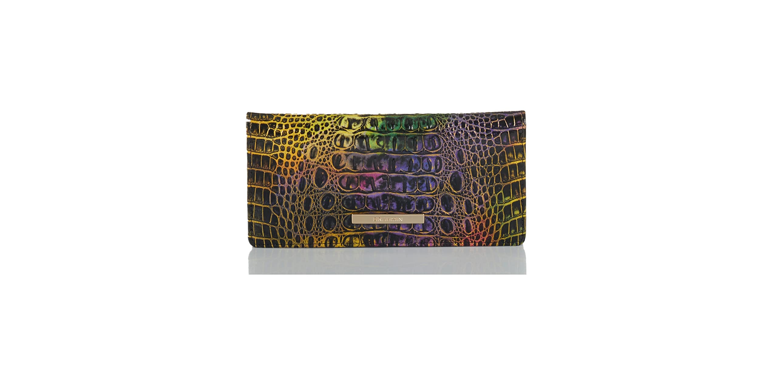 BRAHMIN Neon Lights Mini Melbourne Ady Wallet, Neon Lights, Ady Wallet Mini Melbourne