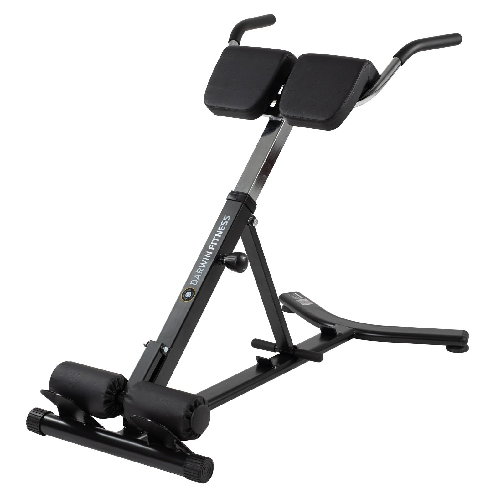 Darwin Rückentrainer Hyperextension, Klappbar, 3 Neigungswinkel, Höhenverstellbar, 116x61x82 cm, Maximale Belastung 150 kg, für Rücken- und Gesäßmuskulatur