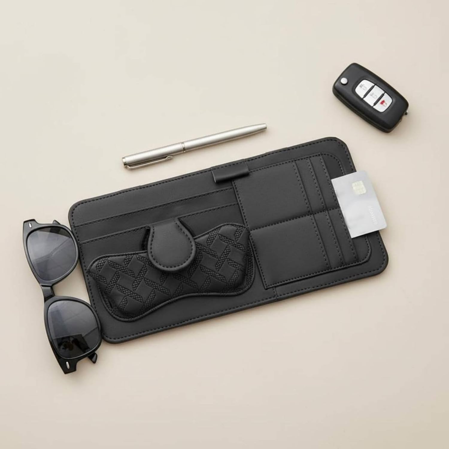 Car Sonnenblende Organizer für FIAT Panda Cross 4x4 2024