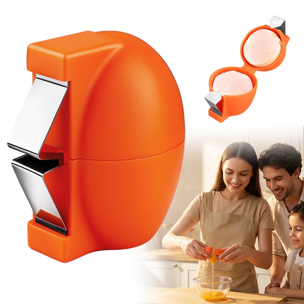 Yilia Egg Shell Opener, Stainless Steel Egg Cracker Tool