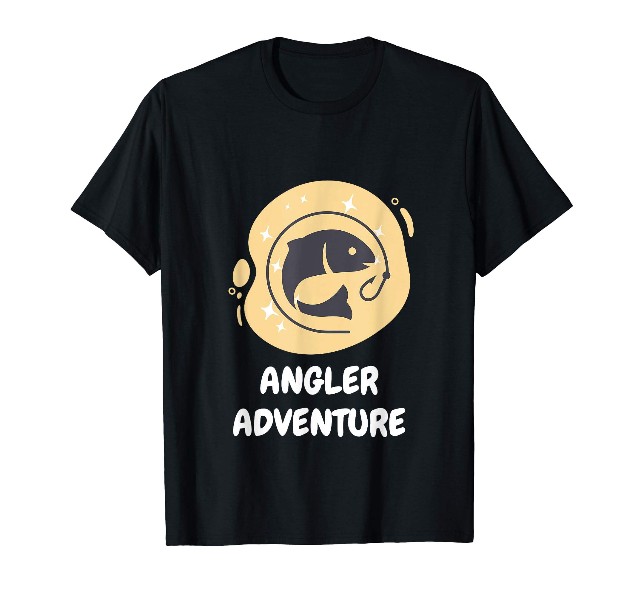 Angler Adventure Retro Funny Fisher Designs Present T-Shirt