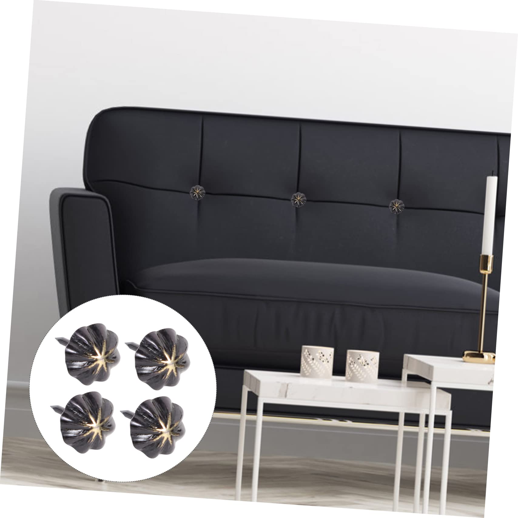 SOLUSTRE 500pezzi Chiodi Decorativi Per Tappezzeria Chiodi Ferro Per Mobili Design Elegante Per Divani e Arte Fai Da Te Facili Da Installare