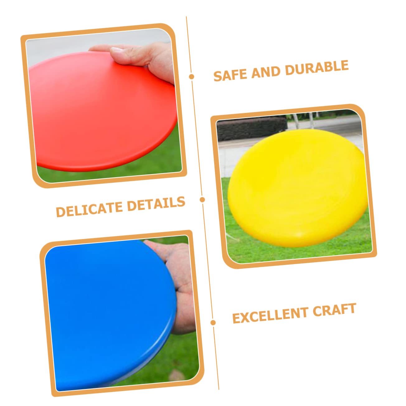 HONMEET Disc Golf Accessories 6pcs Set Range Marker Putter Driver Discs for Chipping Putting Games