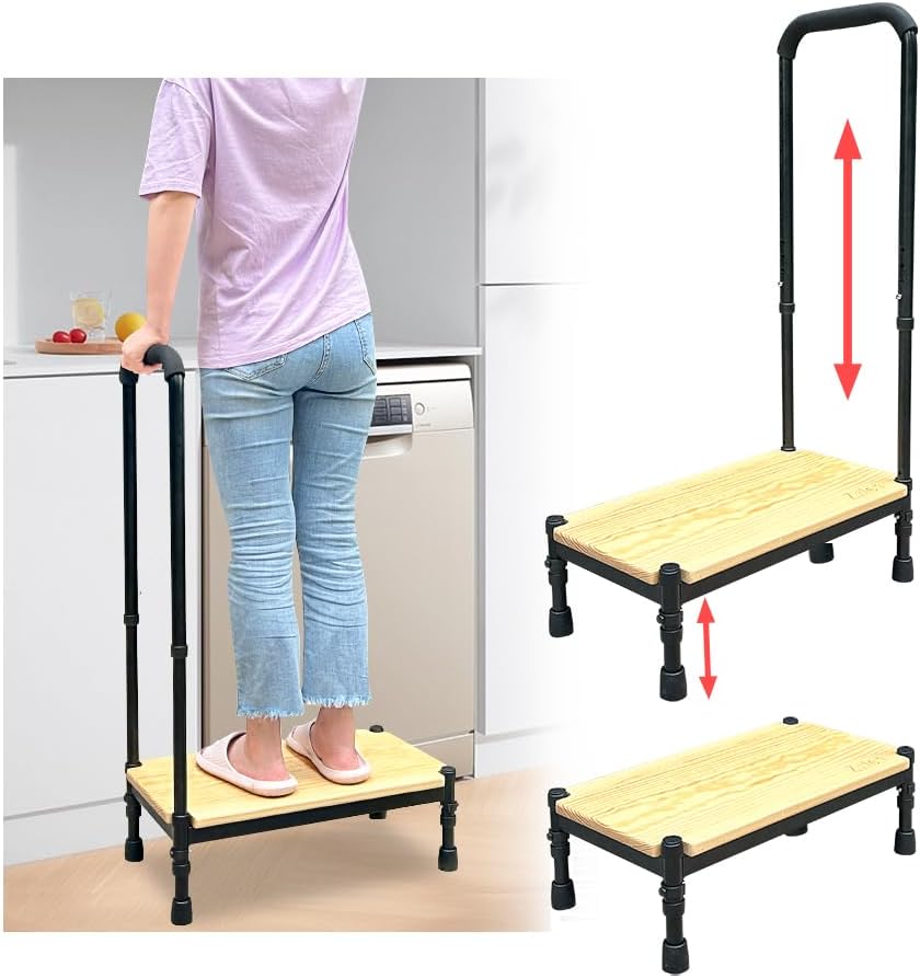 Medical Step Stool Bed Steps for High Beds Adults Bedside Step Stool