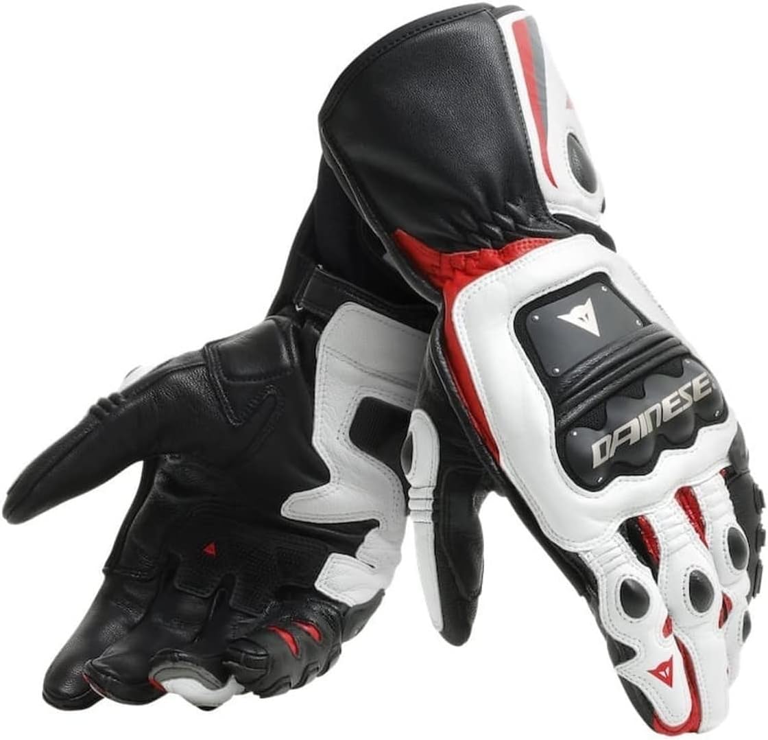 Dainese STEEL-PRO GLOVES, BLACK/WHITE/RED, Size L | 201815907-858_L