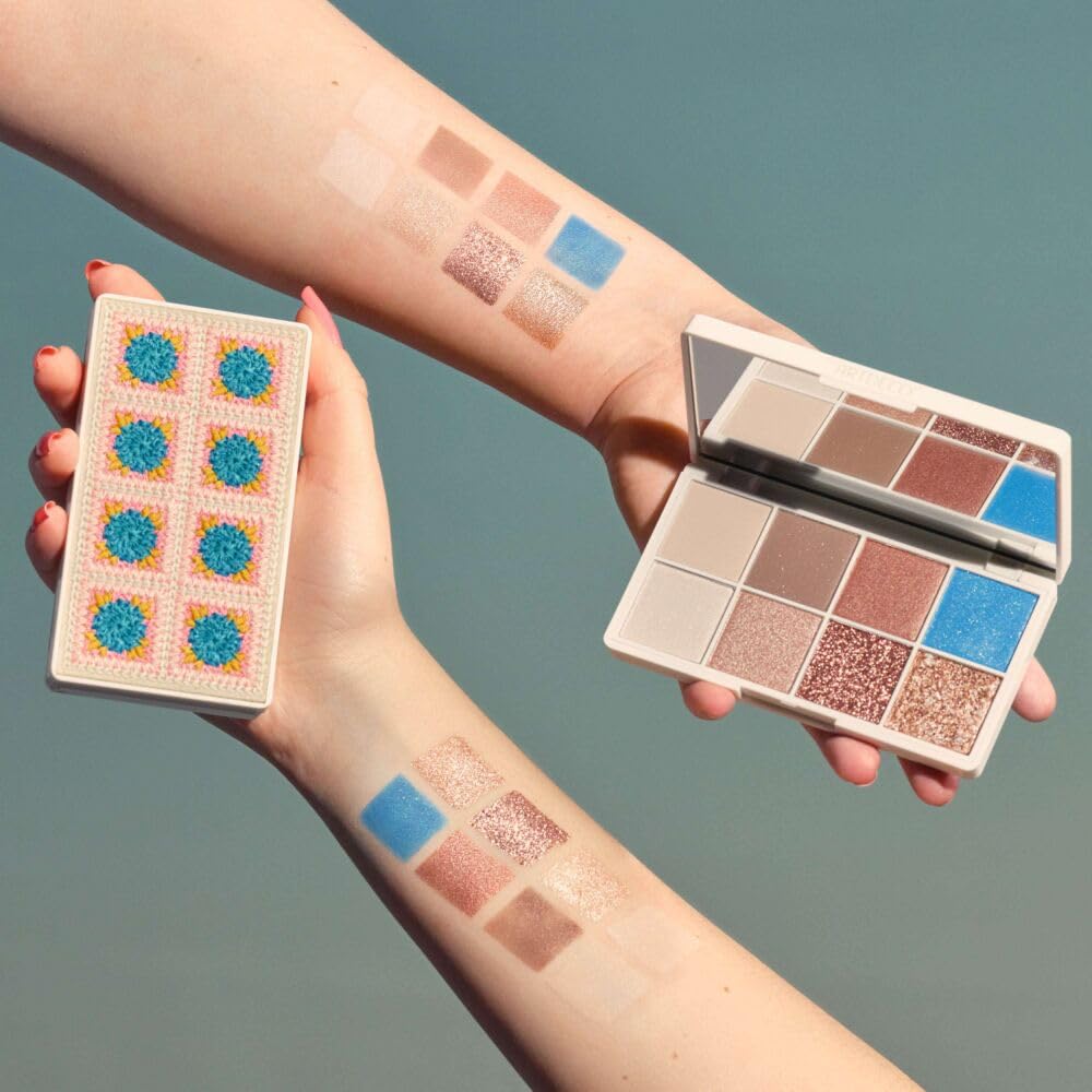ARTDECO Paleta eyelights – 8 cieni do pudru o intensywnym kryciu – wysoko pigmentowane kolory dla wszechstronnego wyglądu – 1 x 1 szt.