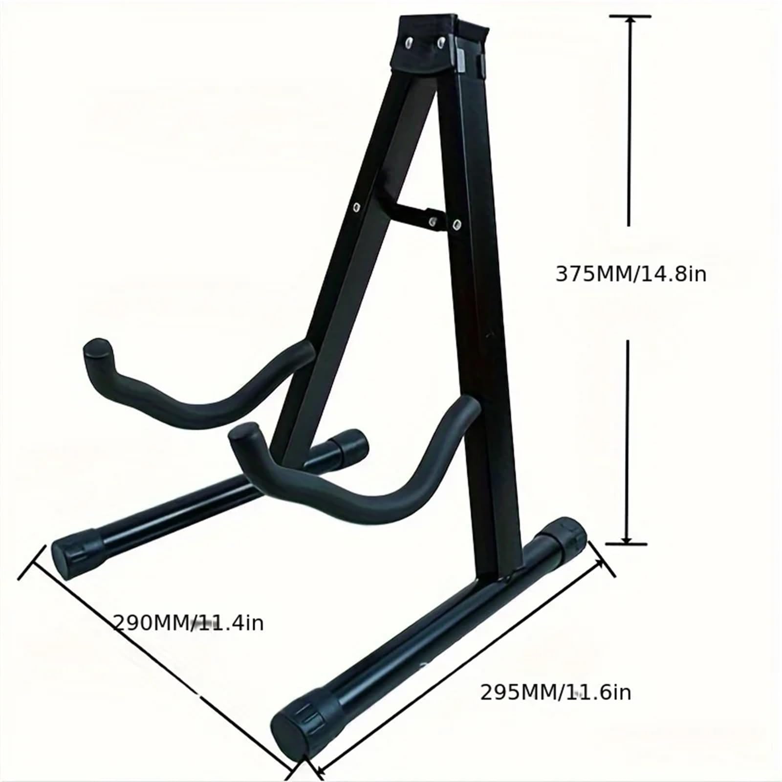 Gitarrenständer Gitarrenständer A-Frame Metall-Gitarrenständer – freistehender Bodenständer for Akustik- und E-Gitarren