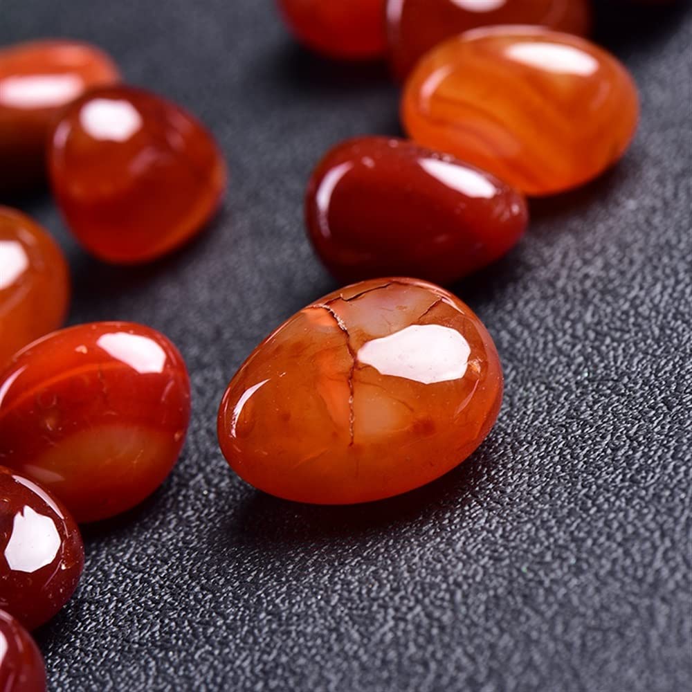 medytacja dom Naturalny kryształ kamień czerwony agat kamień polerowany oryginalny kamień losowy duży rysunek kryształ kamień ryba dekoracja (rozmiar: 200 g)