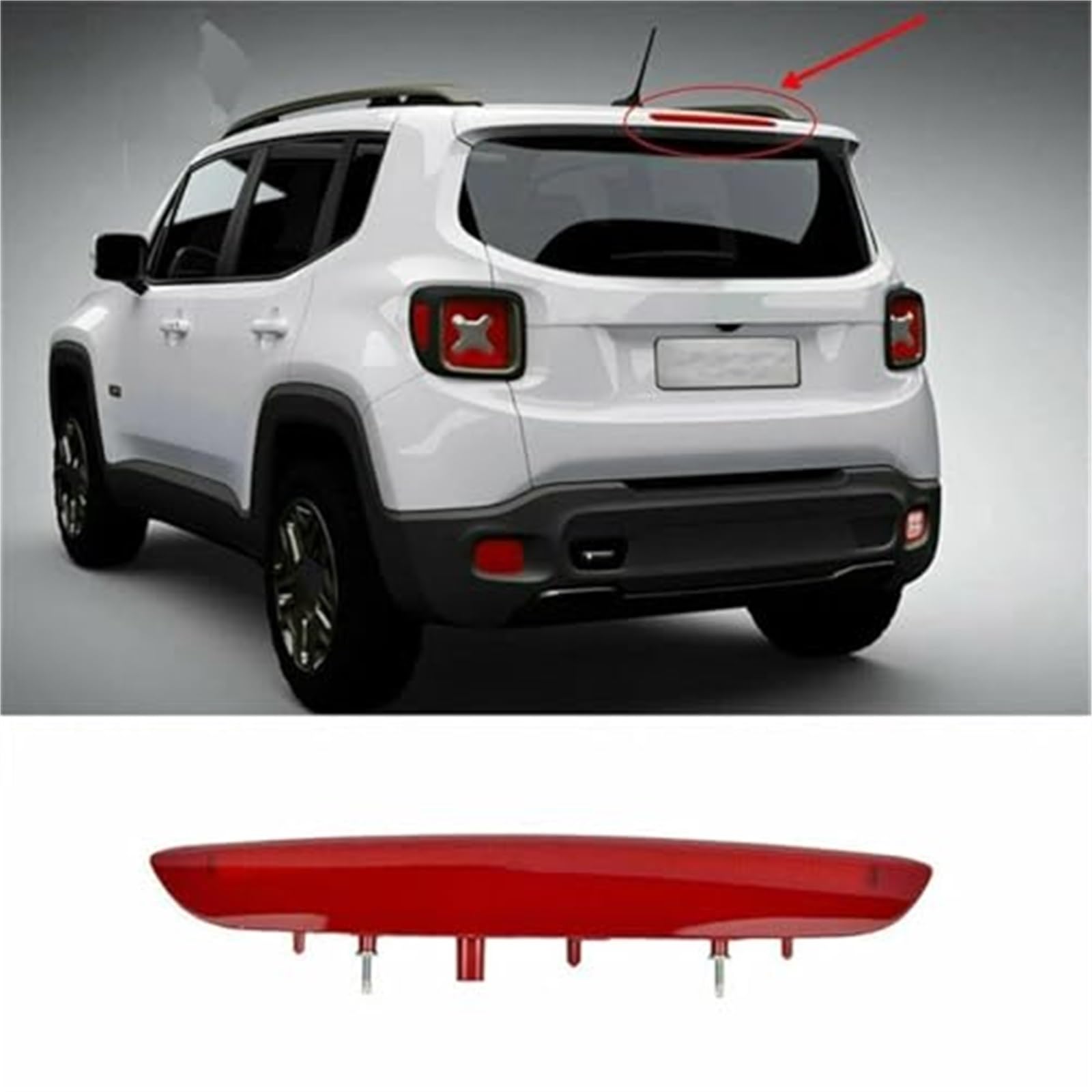 Tercera luz de freno, para Jeep, para Renegade 2015-2020