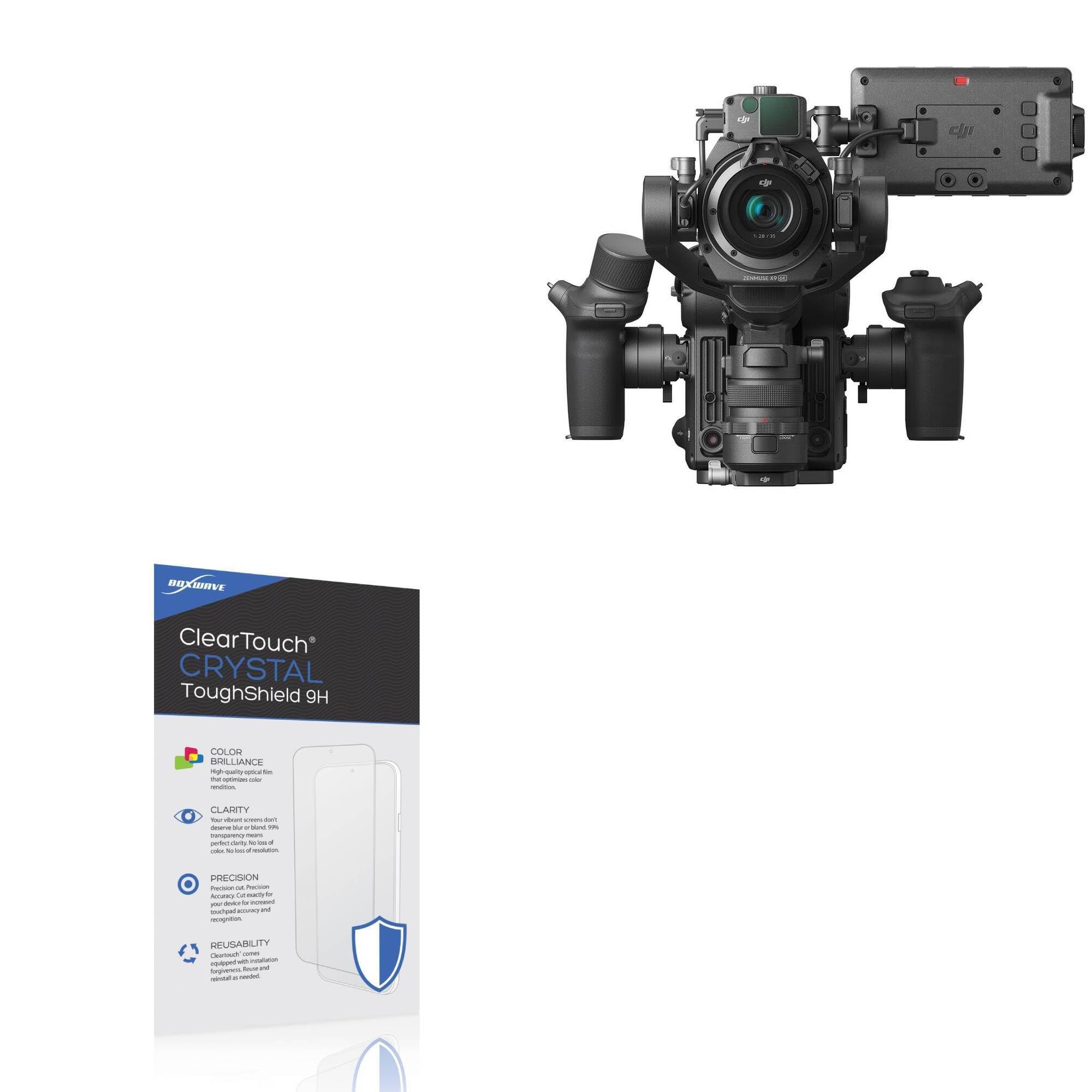 BoxWave Screen Protector Compatible with DJI Ronin 4D 8K - ClearTouch Crystal ToughShield 9H (2-Pack), Clear 9H Tough Flexible Film Screen Protector