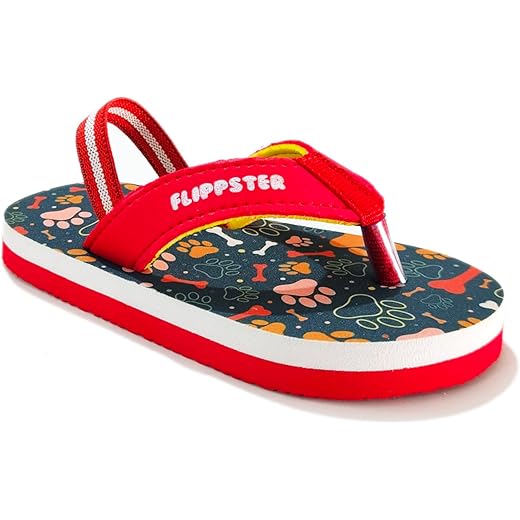 Kids Flip Flops Paw Print