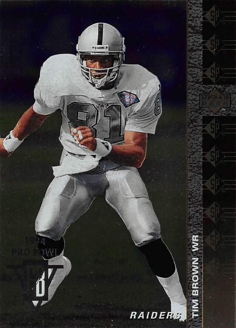 Amazon.com: 1994 SP Football #92 Tim Brown Los Angeles