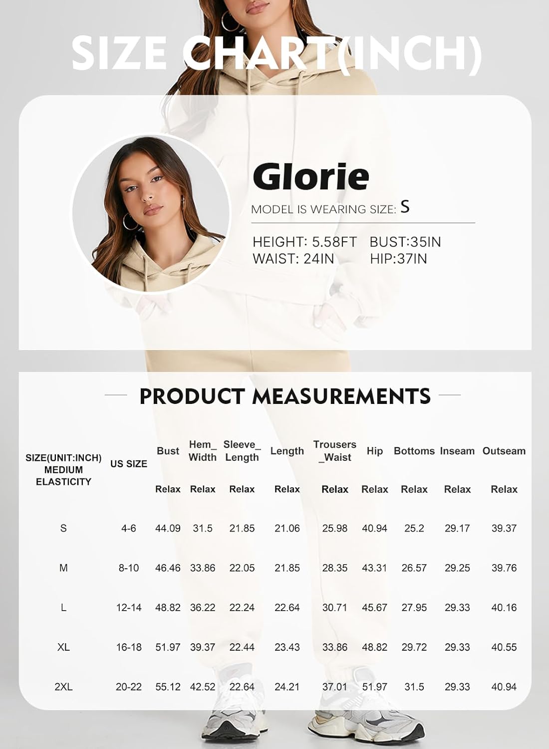 Herseas Womens 2 piece Outfits Lounge Sets Sweatsuits Hoodies Long Sleeve Sweat Set Fleece Fall Fashion Clothing 2025 - Image 7