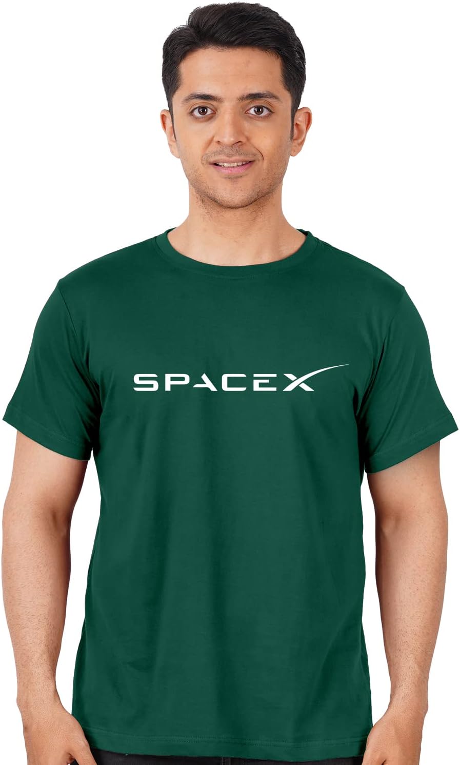 DUDEME SpaceX T-Shirt, 100% Cotton T-Shirts for Programmer, Coding, Developer, Software Mens, Round Neck T Shirts for Women, Half Sleeve Tshirt for Men