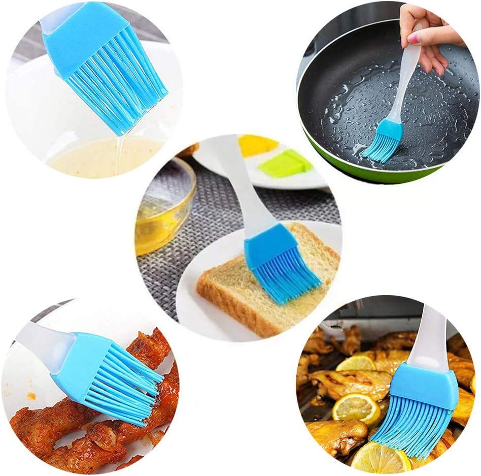 heat resistant Silicone kitchen bbq grilling basting barbecue pastry cooking food egg oil brushes