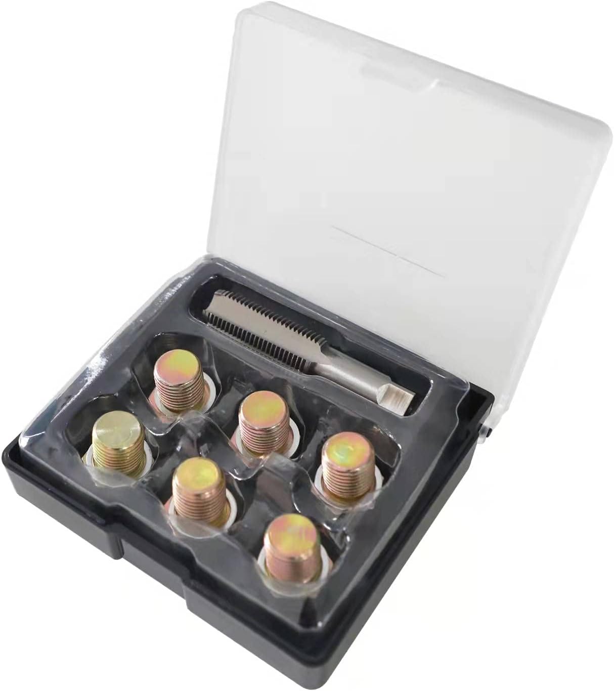 JRangelp 13PCS M15 X 1.5 Oil Drain Plug Tap Thread Repair