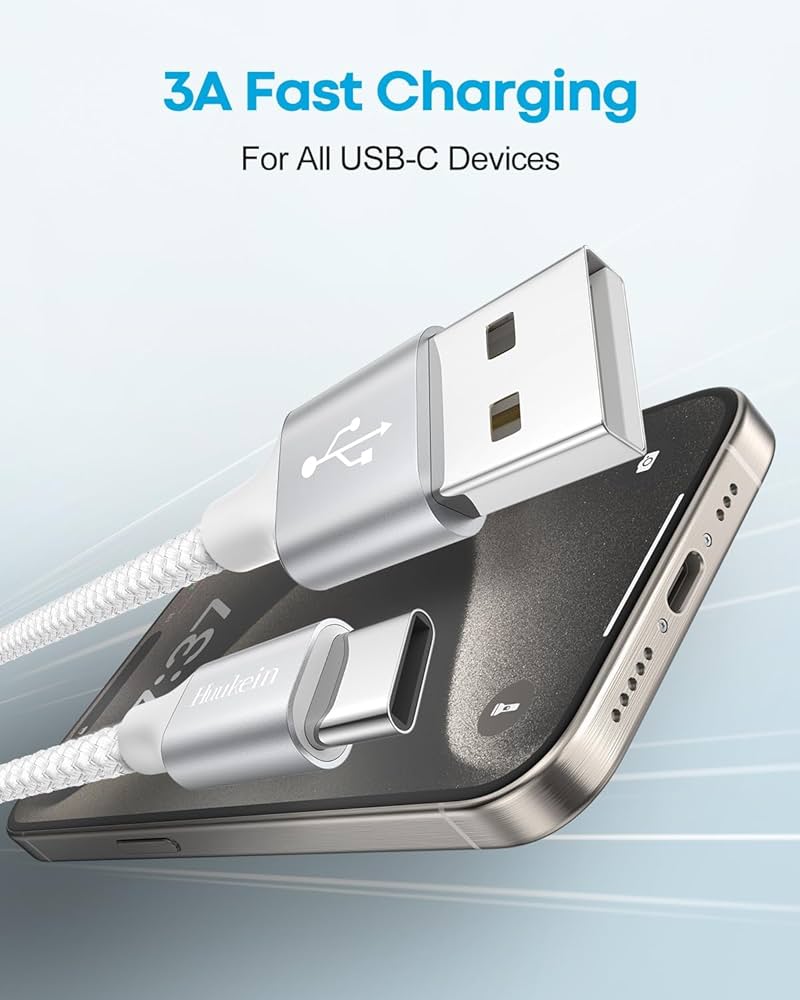 Amazon.com: Huukein Short USB C Cable 1ft, 2 Pack USB A to USB C Amazon.com: Huukein Short USB C Cable 1ft, 2 Pack USB A to USB C
