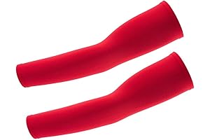 Cycling Sports Tattoo UV Block Cool Red Arm Sleeve