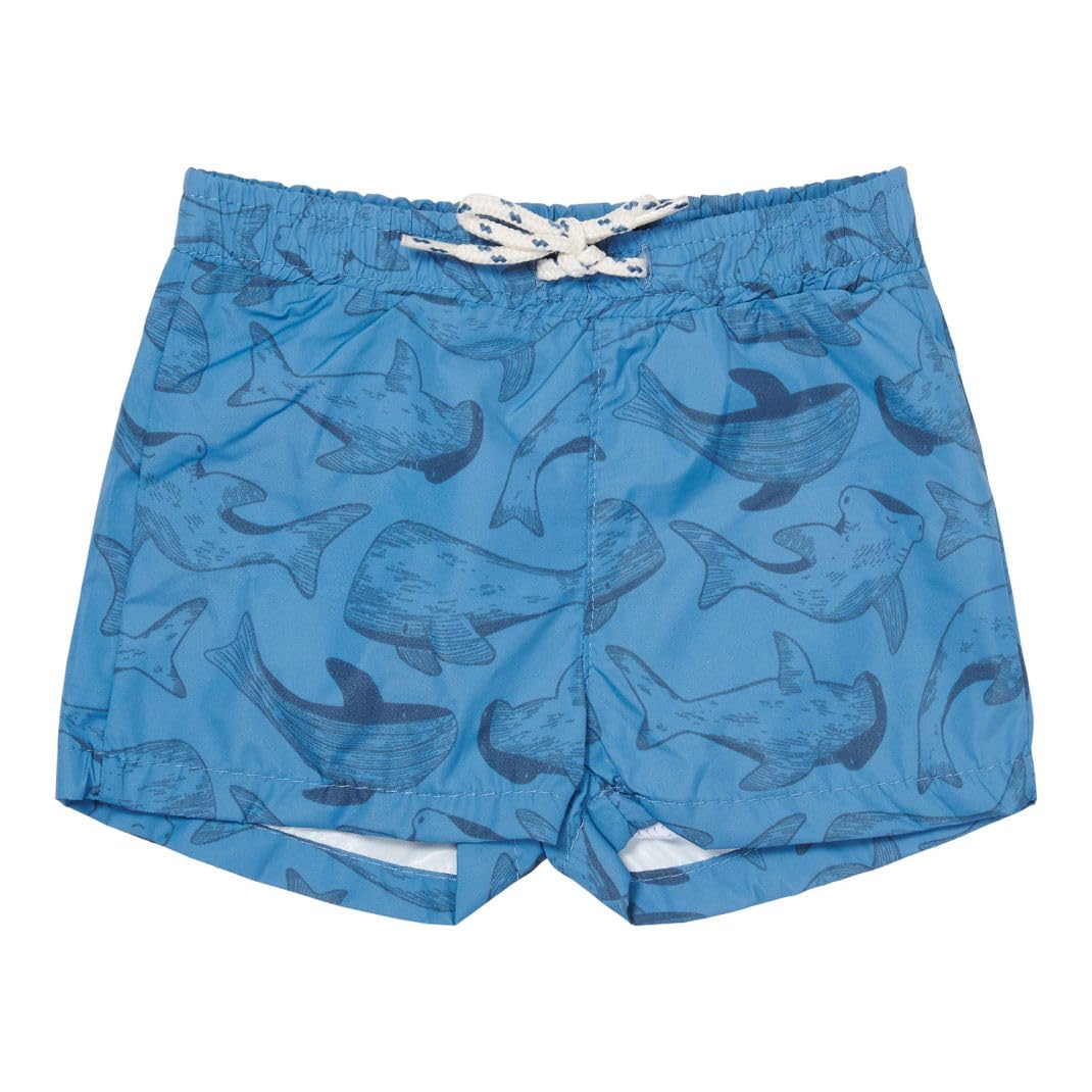 Little Dutch Badeshorts Badehose für Baby Junge - Sea blau (Gr. 62/68)