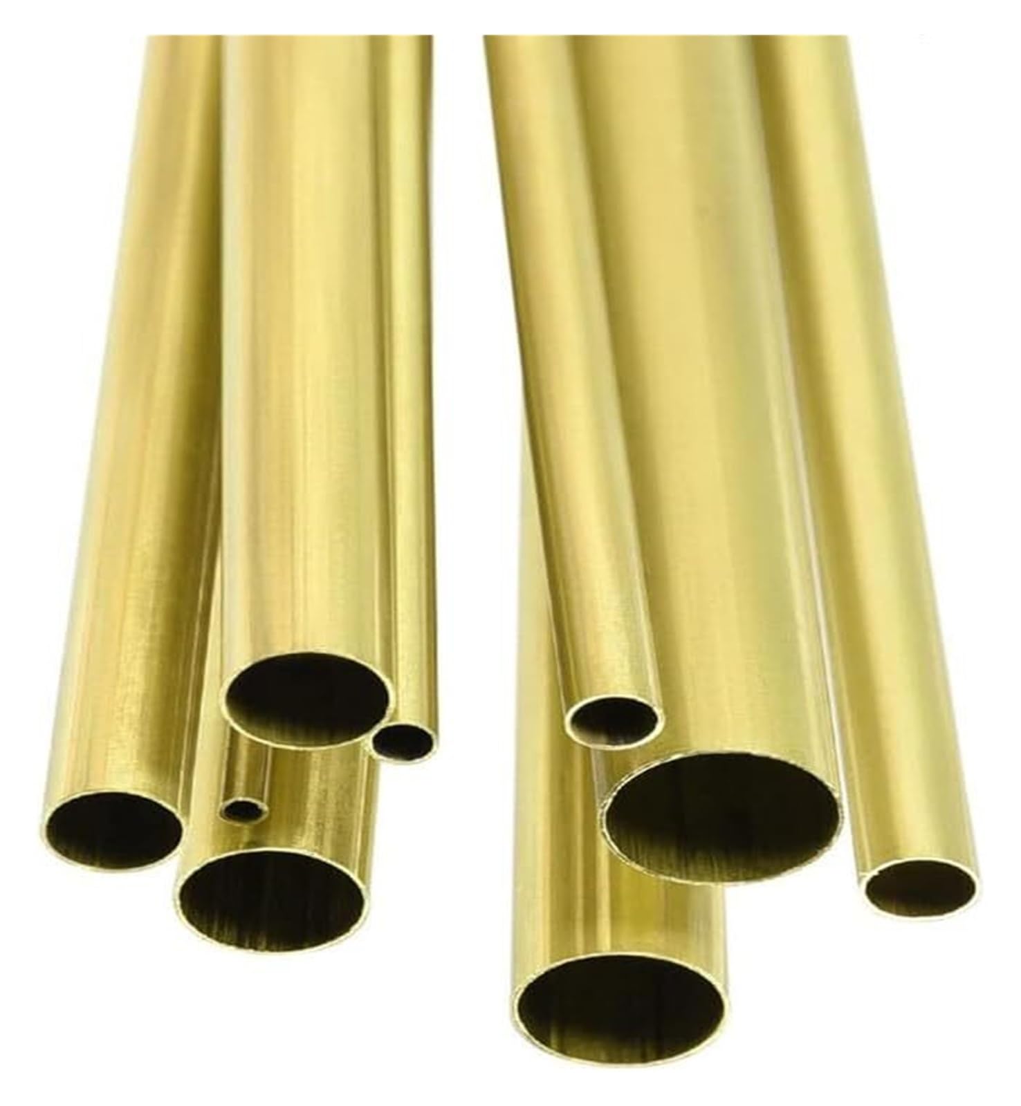 Tubo in ottone tondo diametro lunghezza 200 mm 300 mm 500 mm tubo senza saldatura(OD 16 x ID 14mm)