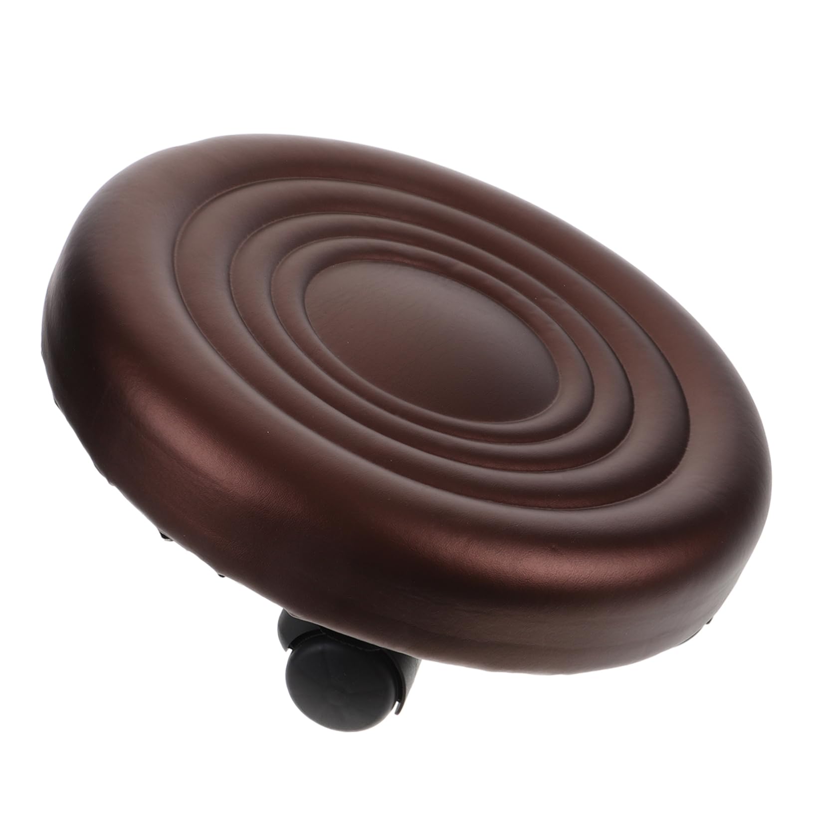 Happyyami Swivel Rolling Stool with Wheels Low Height Mobile Stool for Floor Cleaning Pedicure and Easy Movement Practical Design for Adults and Teens Classic Color with Strong Bearing