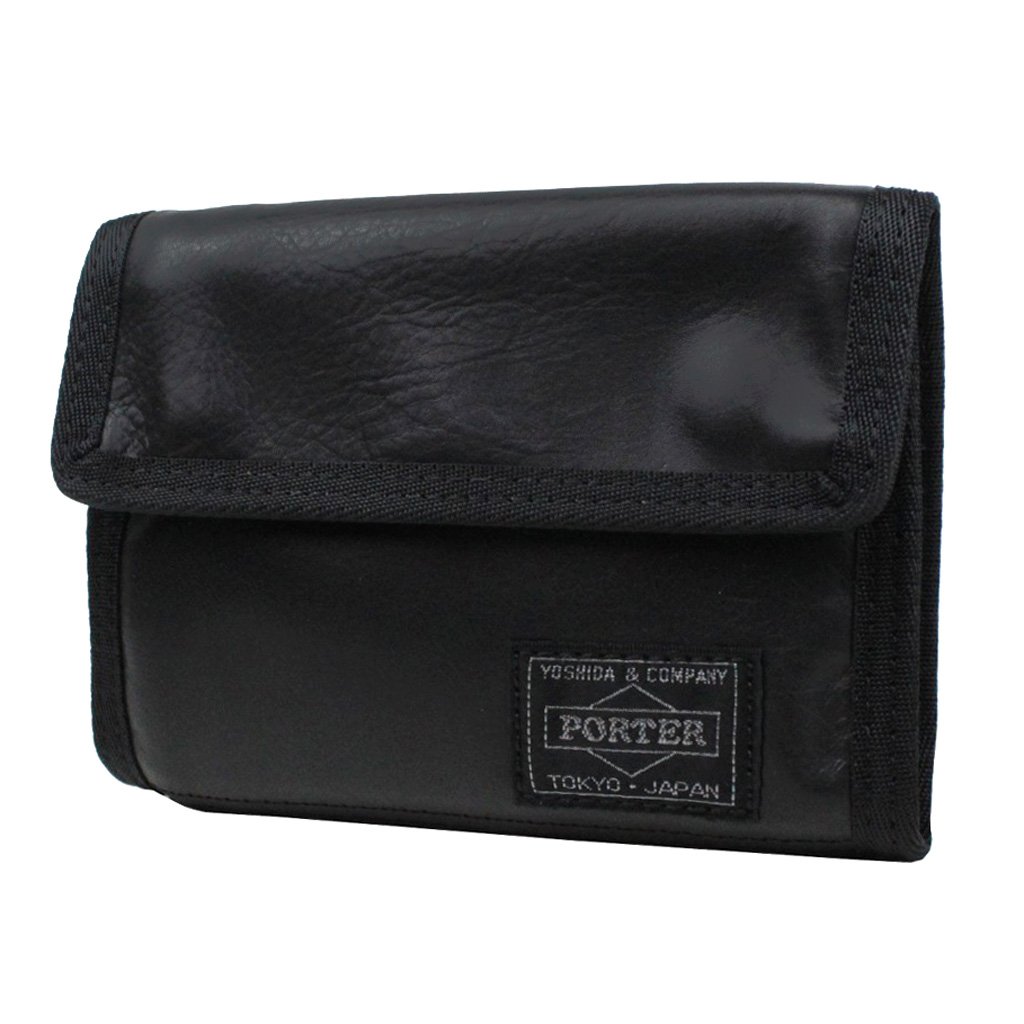 PORTER ポーター ALOOF WALLET サイフ 財布 レザー 黒 ALOOF（PORTER） ポーター アルーフ ロングウォレット 023-01083