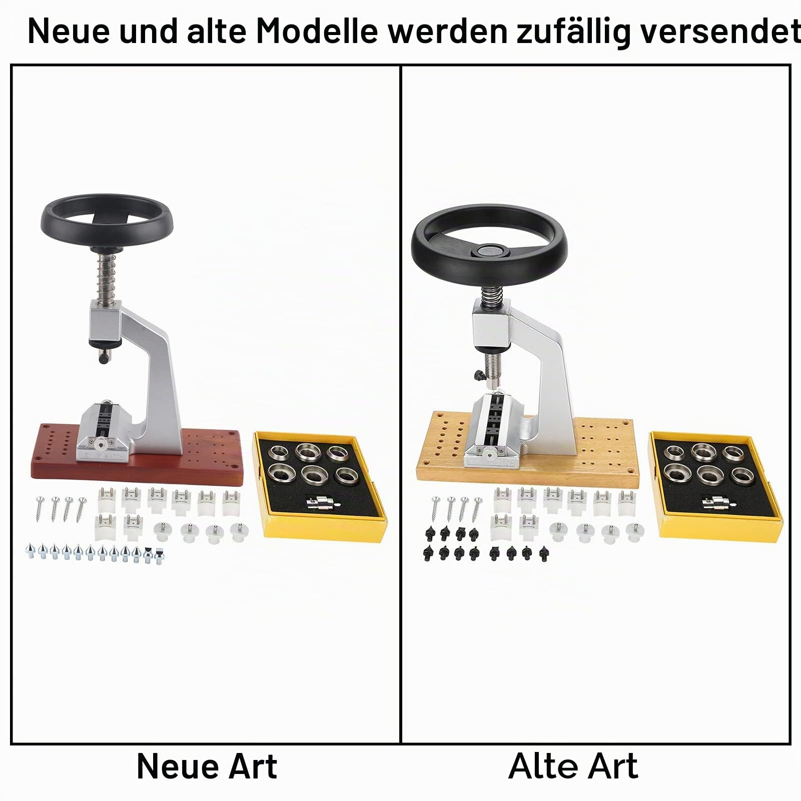 5700 Bench Watch Gehäuseöffner, Armbanduhr Werkzeugöffner mit 6 Matrizen für