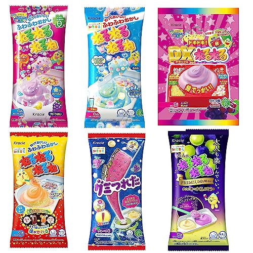 Ninjapo Wrapping Kracie Japanese DIY Candy "Nerunerunerune" A set: Assorted "Neruneru Series" total 8 kits