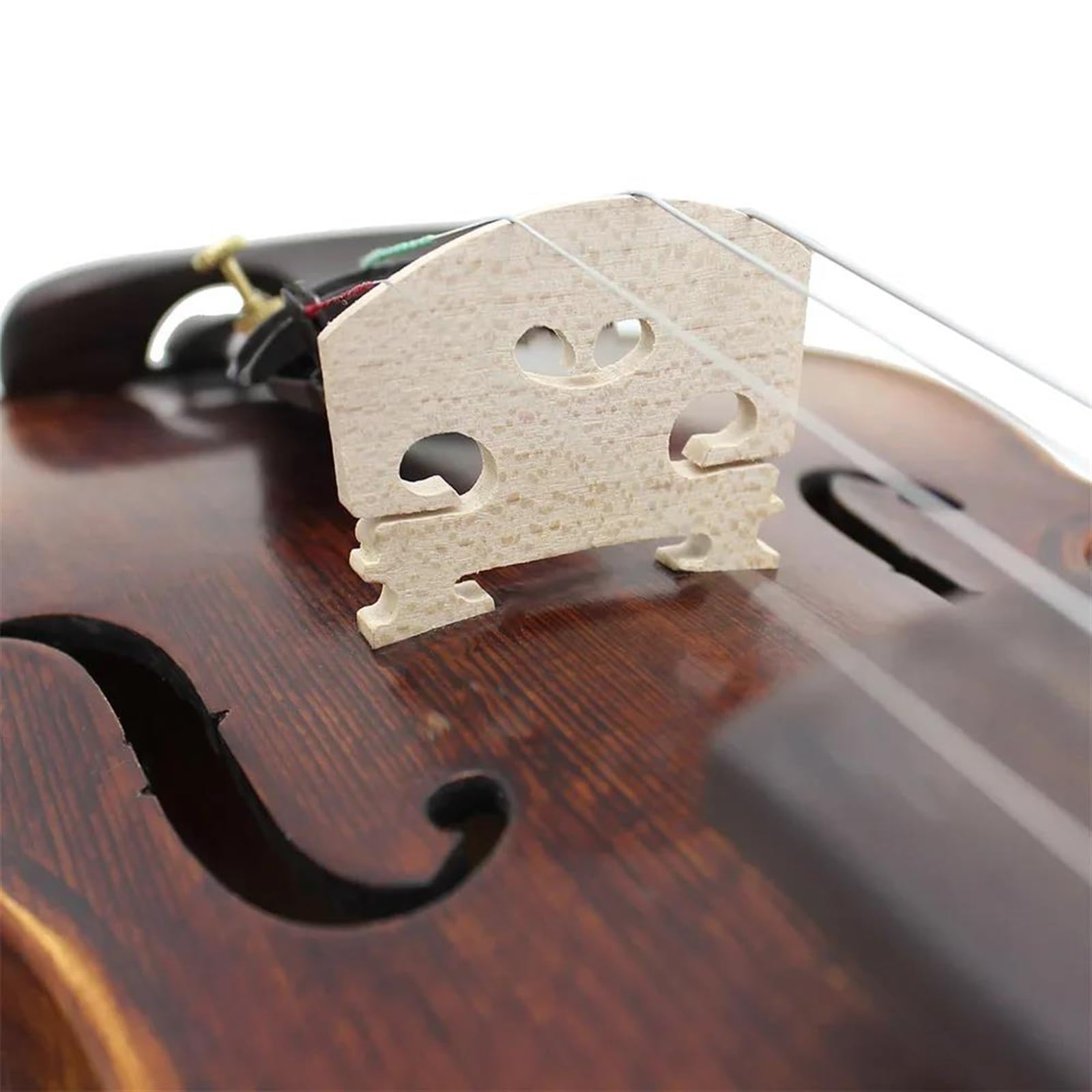 Kit Di Violino Professionale 4/4 Violino Acustico In Legno Massello Violino Con Custodia Arco In Abete Pannello Retro Violino Opaco Strumento Musicale Per Principianti