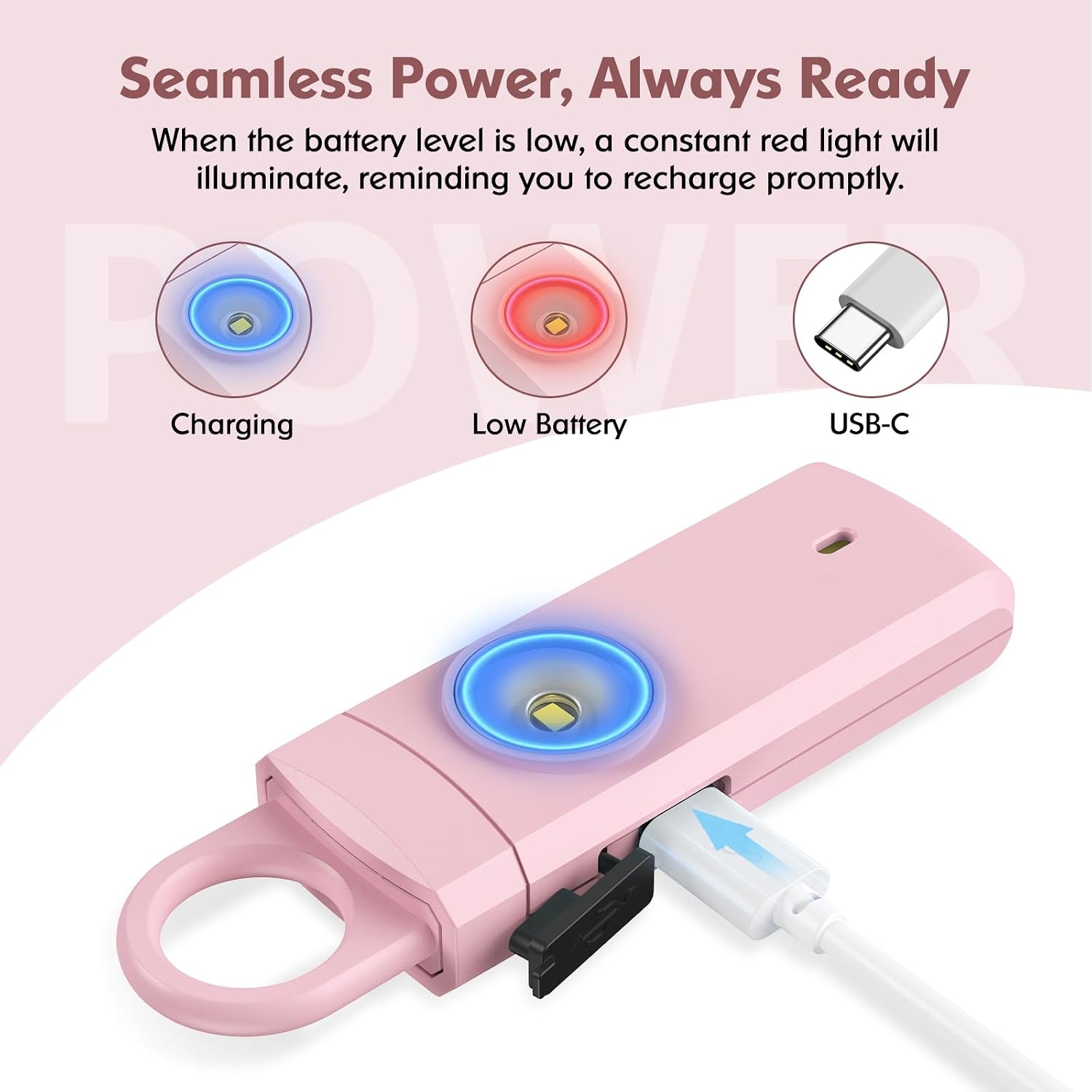 Personal Alarms for Women, College Dorm Room Essentials for Girls image 3