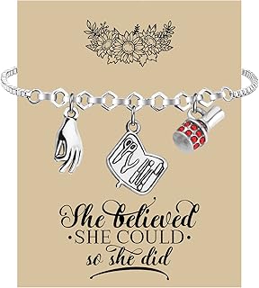 Lywjyb Birdgot Nail Tech Bracelet Nail Artist Gift Nail Technician Jewelry for Manicurist Cosmetology