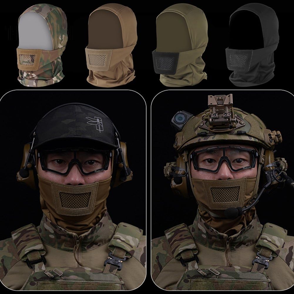 Kominiarka Airsoft, kominiarka, kask, czapka myśliwska, rowerowa, narciarska i motocyklowa.