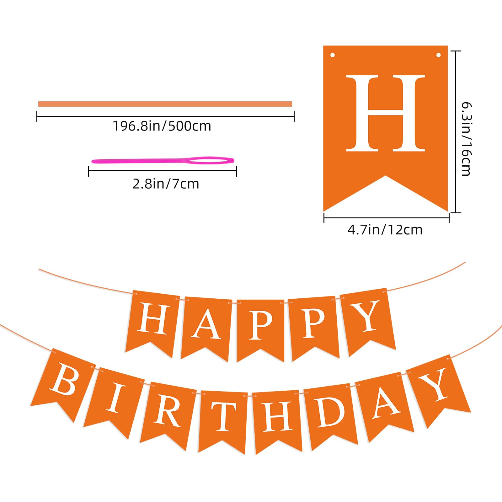 Ghirlanda Compleanno 2 Pezzi Con Fiocchi Di Neve – Banner Happy Birthday E Ornamenti Esagonali, Per Feste A Tema Invernale E Bambini