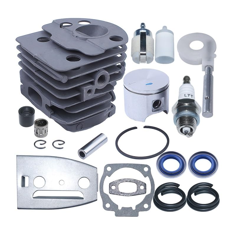 Kit de pistón de Cilindro de 46mm for Bomba de Aceite de motosierras Husqvarna 55 for Rancher 51 50
