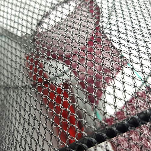CLAIRLA Portable Collapsible Fishing Trap Net Fish Shrimp Minnow Crayfish Crab Baits Cast Mesh Nets Traps Automatic, Easy Use Folded Mesh Cage Crab Fish Minnow Crawdad Shrimp (Large)