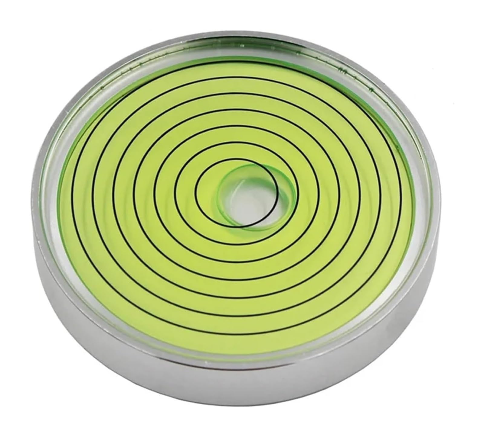 Fcfpxwtz Copper Surface Level Measurement, Metal Universal Circular Glass Horizontal Spirit Level Multicolor Accuracy 5Mm/M 10Mm/M