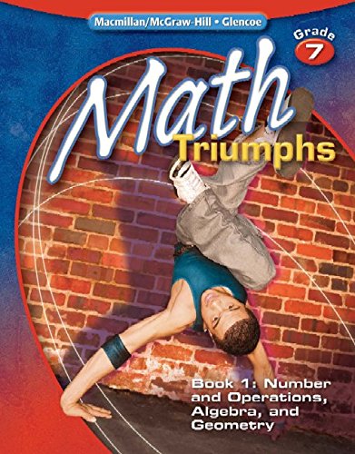 Math Triumphs, Grade 7, Student Study Guide, Book