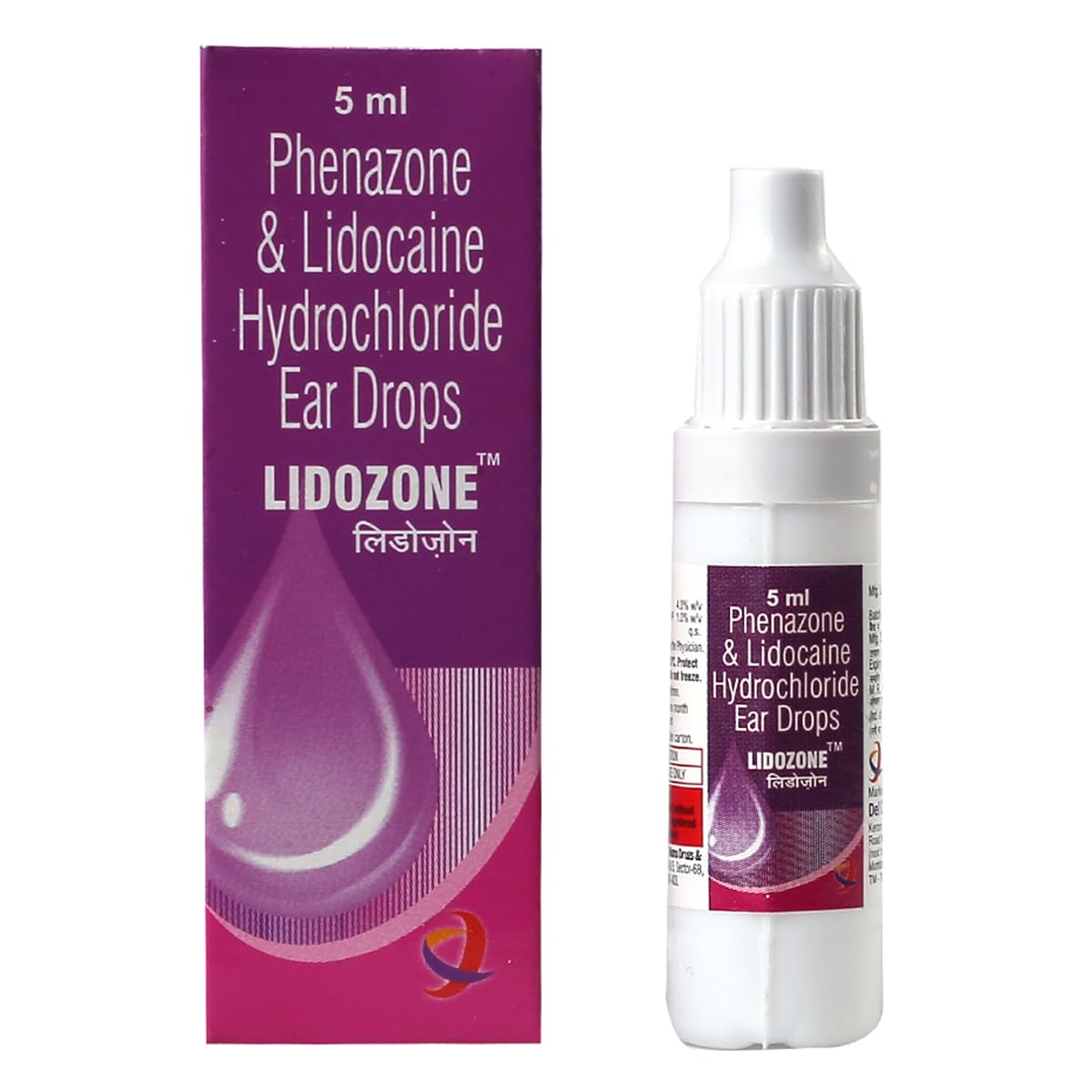Lidozone - Bottle of 5ml Ear Drops